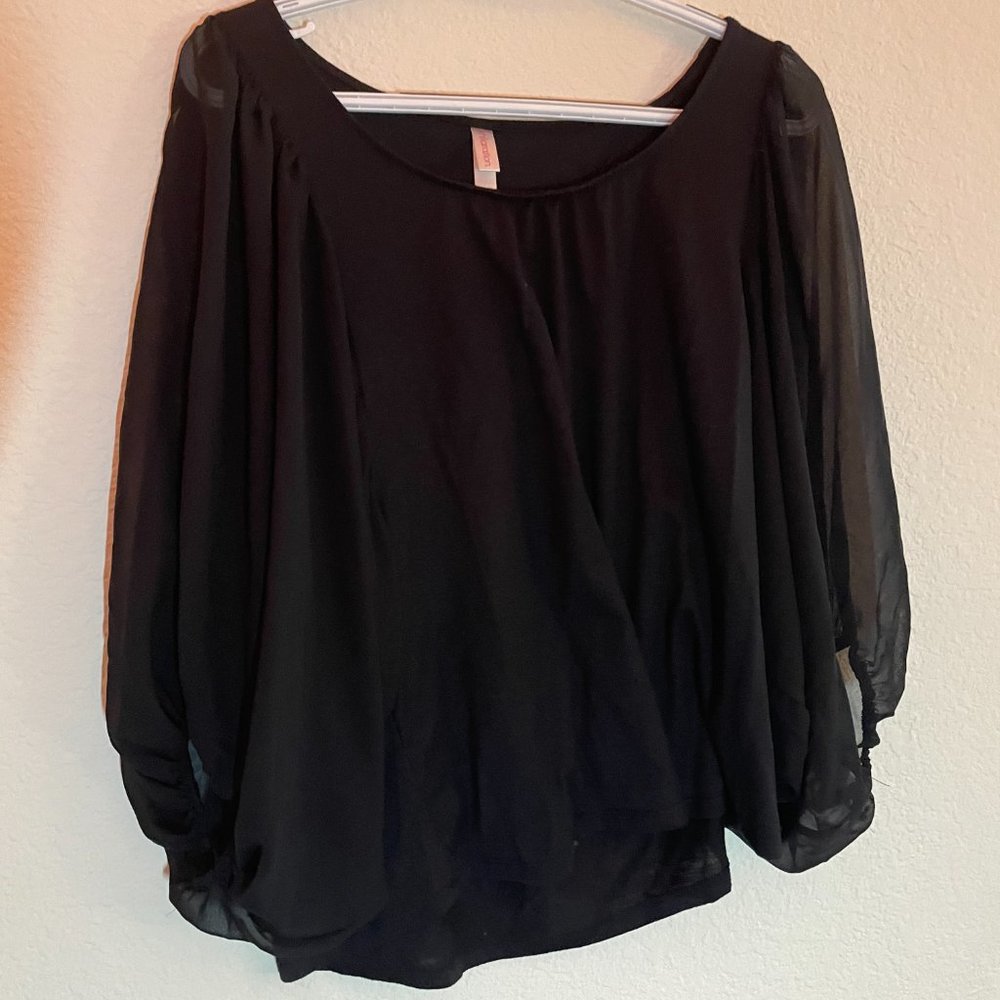 Xhilaration - Black Blouse (XL)